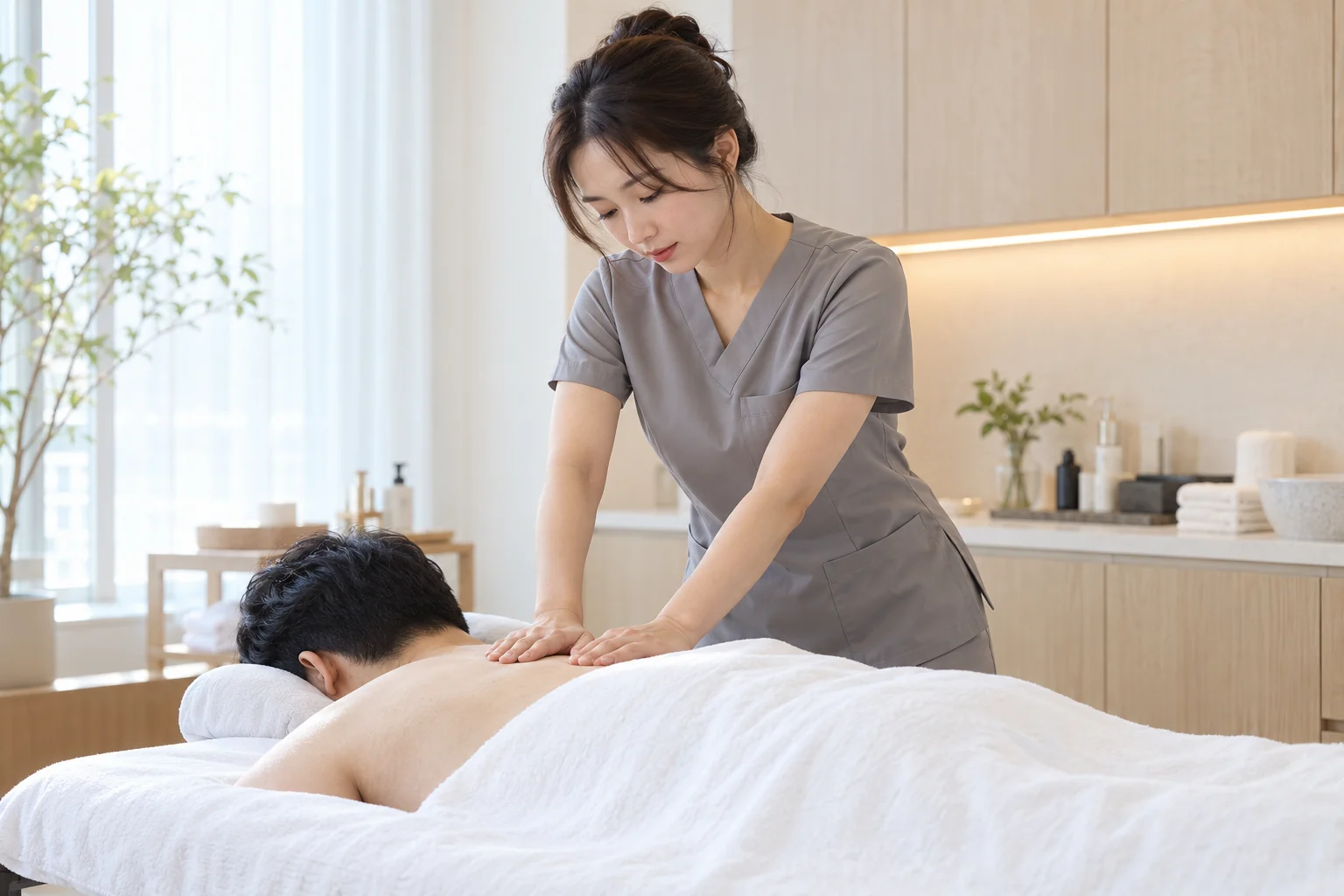 전문 방문 관리 장면 2