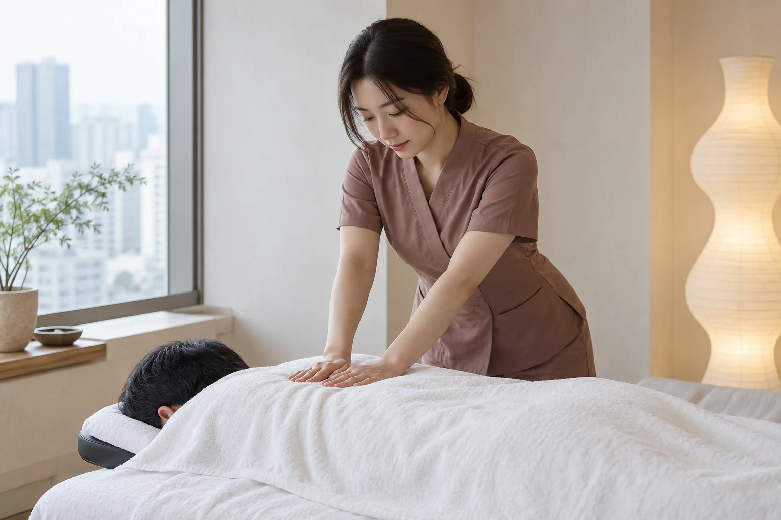 전문 방문 관리 장면 2