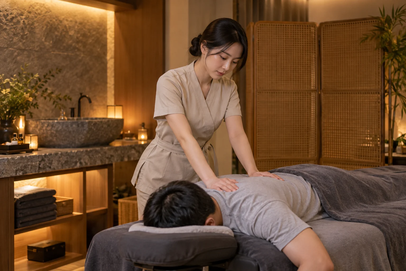 전문 방문 관리 장면 6