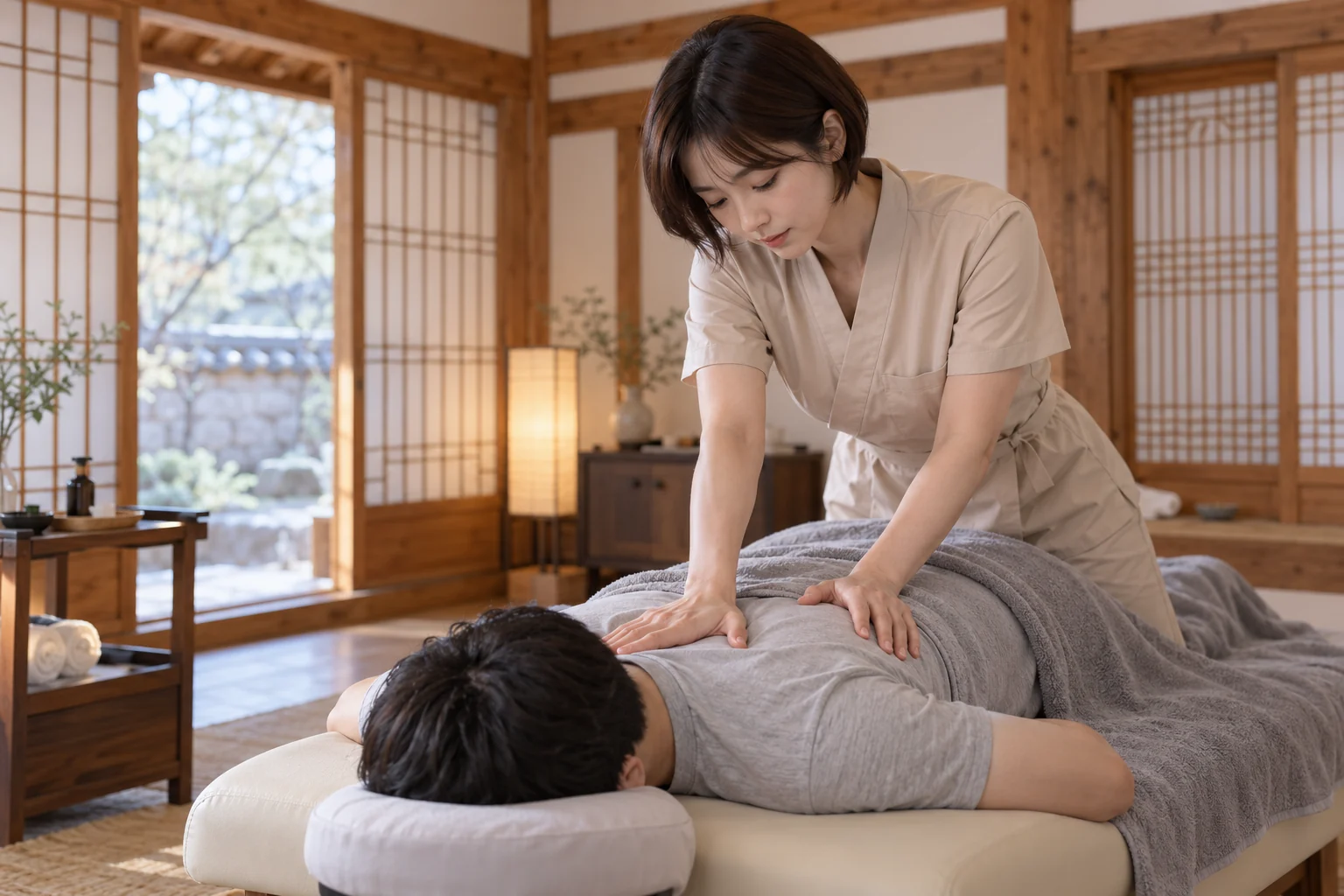 전문 방문 관리 장면 2