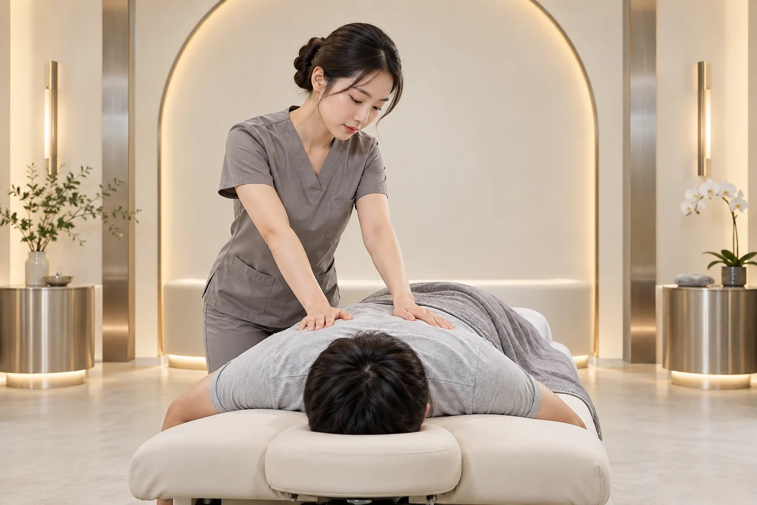 전문 방문 관리 장면 6