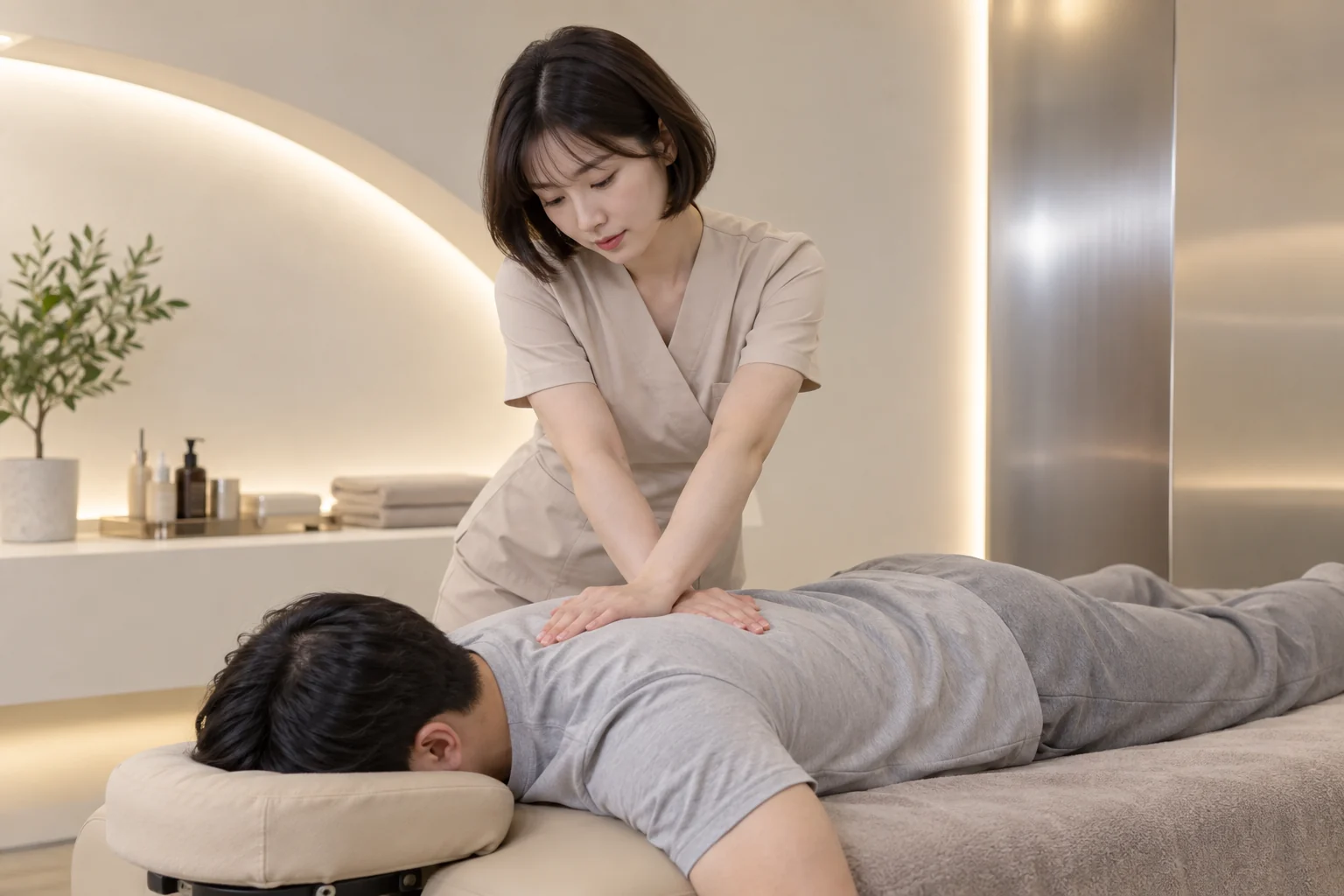 전문 방문 관리 장면 6
