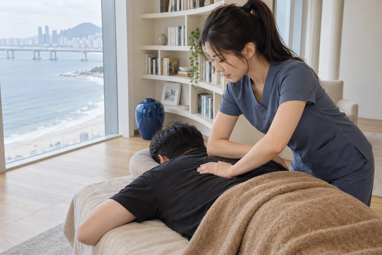 전문 방문 관리 장면 4