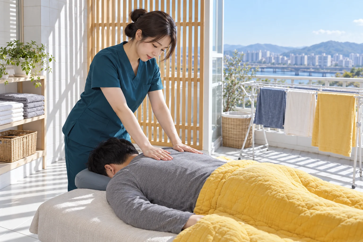 전문 방문 관리 장면 5