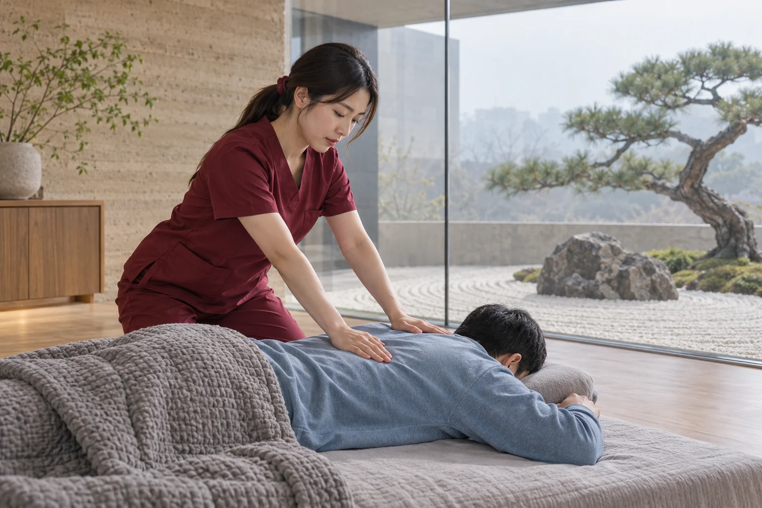 전문 방문 관리 장면 5