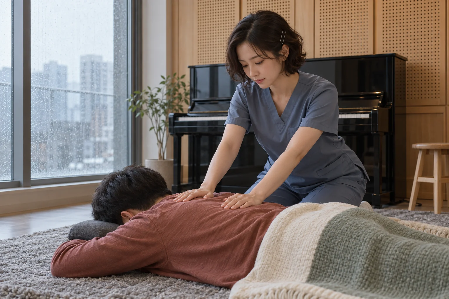 전문 방문 관리 장면 3