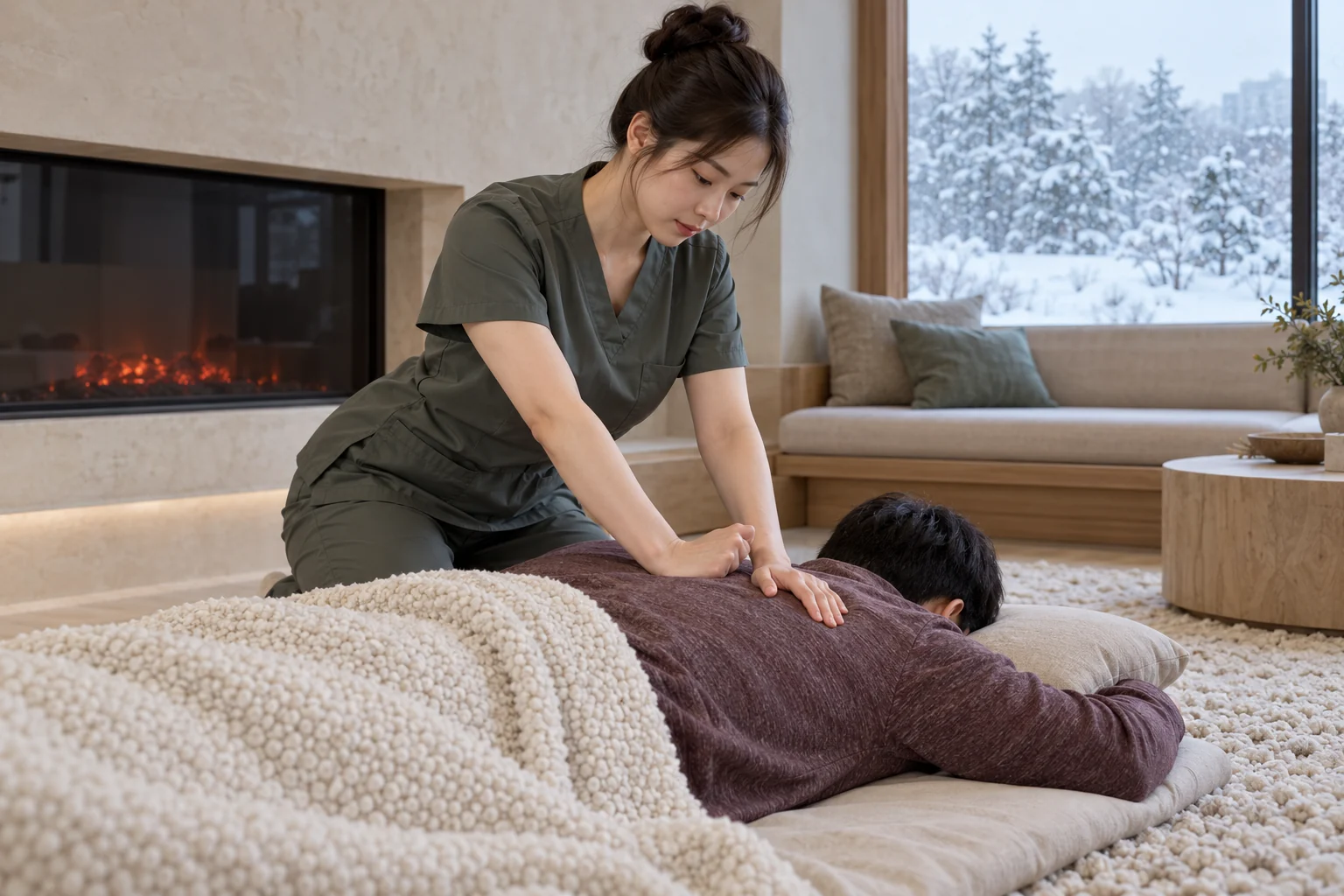 전문 방문 관리 장면 6
