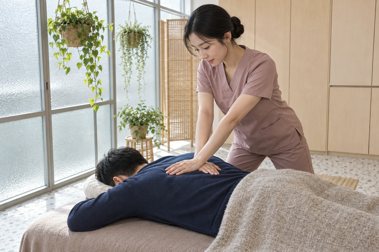 전문 방문 관리 장면 6